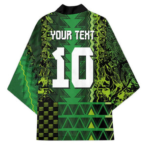 Custom Nigeria Football Kimono The Naija-Tribal Sporty Style - African Pride