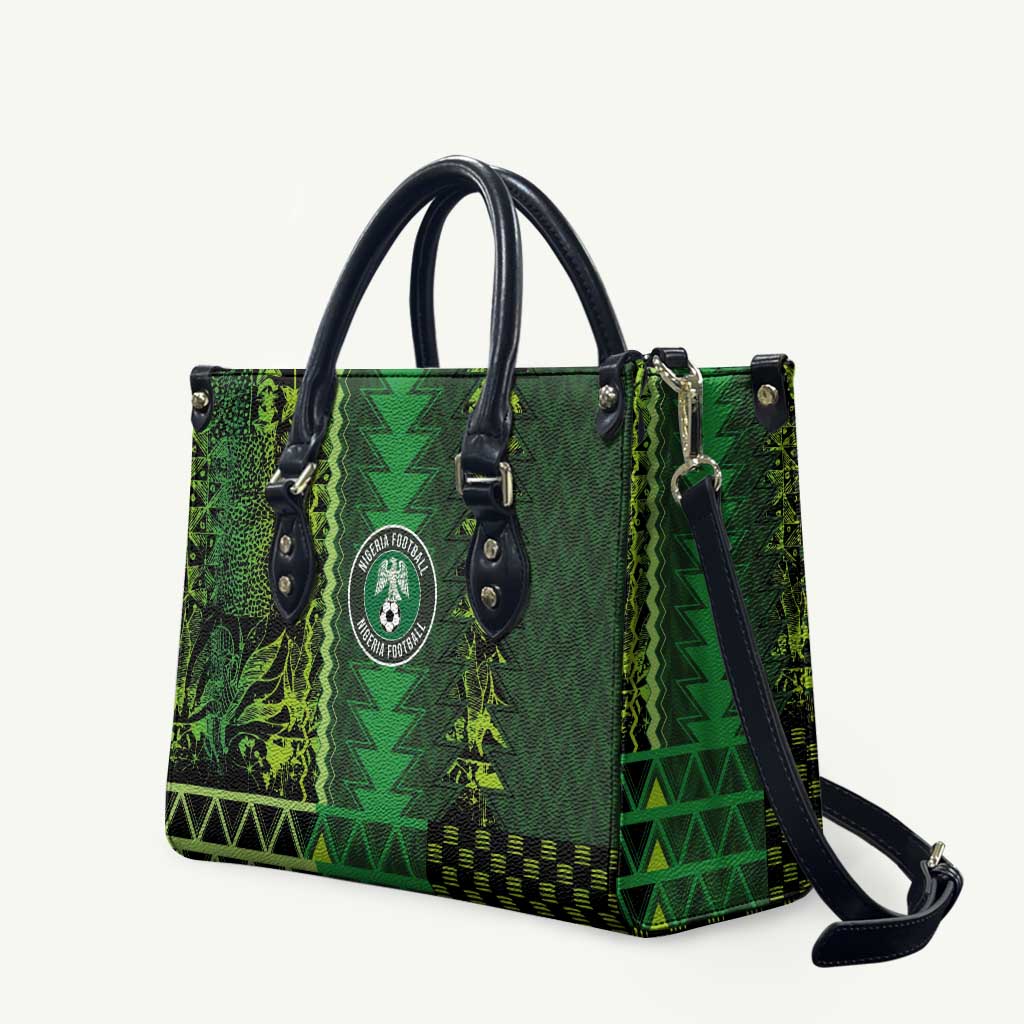 Nigeria Football Leather Bag The Naija-Tribal Sporty Style - African Pride