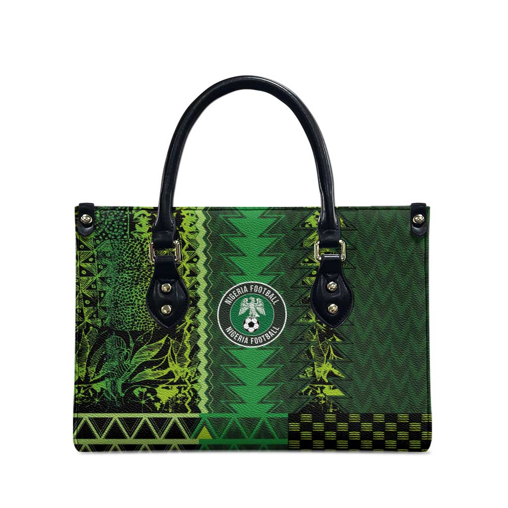 Nigeria Football Leather Bag The Naija-Tribal Sporty Style - African Pride