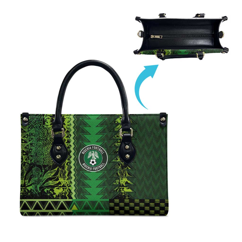 Nigeria Football Leather Bag The Naija-Tribal Sporty Style - African Pride
