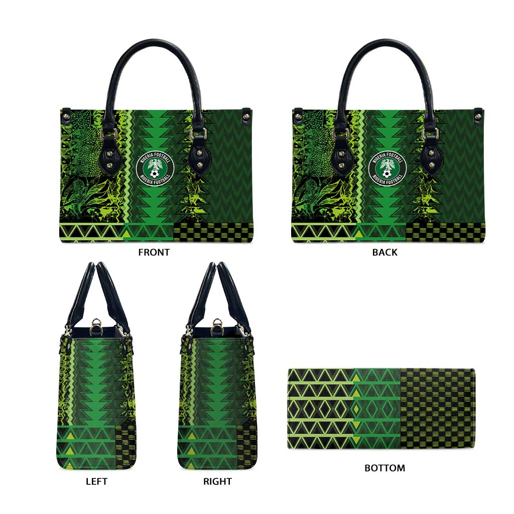 Nigeria Football Leather Bag The Naija-Tribal Sporty Style - African Pride