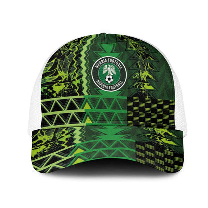 Nigeria Football Mesh Trucker Cap The Naija-Tribal Sporty Style