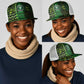 Nigeria Football Mesh Trucker Cap The Naija-Tribal Sporty Style