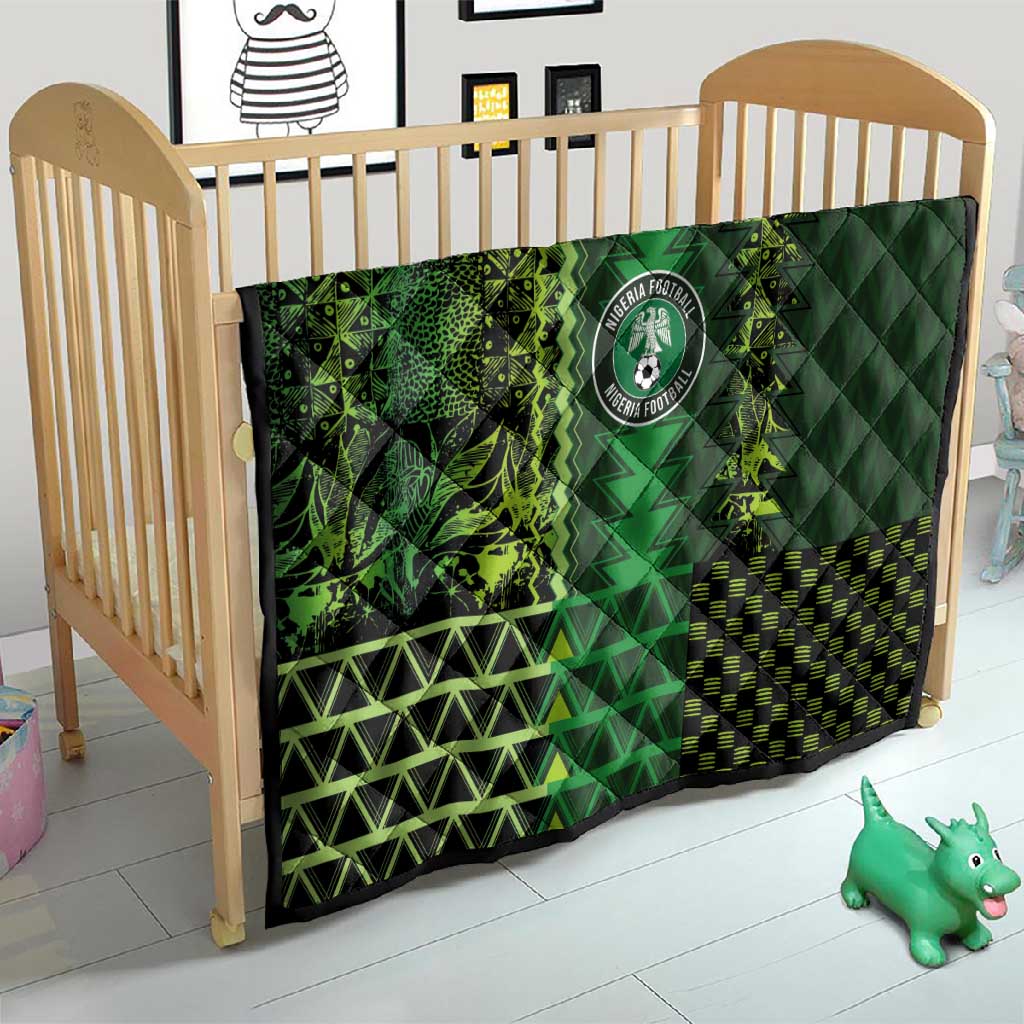 Nigeria Football Quilt The Naija-Tribal Sporty Style - African Pride