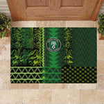 Nigeria Football Rubber Doormat The Naija-Tribal Sporty Style - African Pride