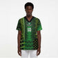 Custom Nigeria Football Scrub Top The Naija-Tribal Sporty Style - African Pride