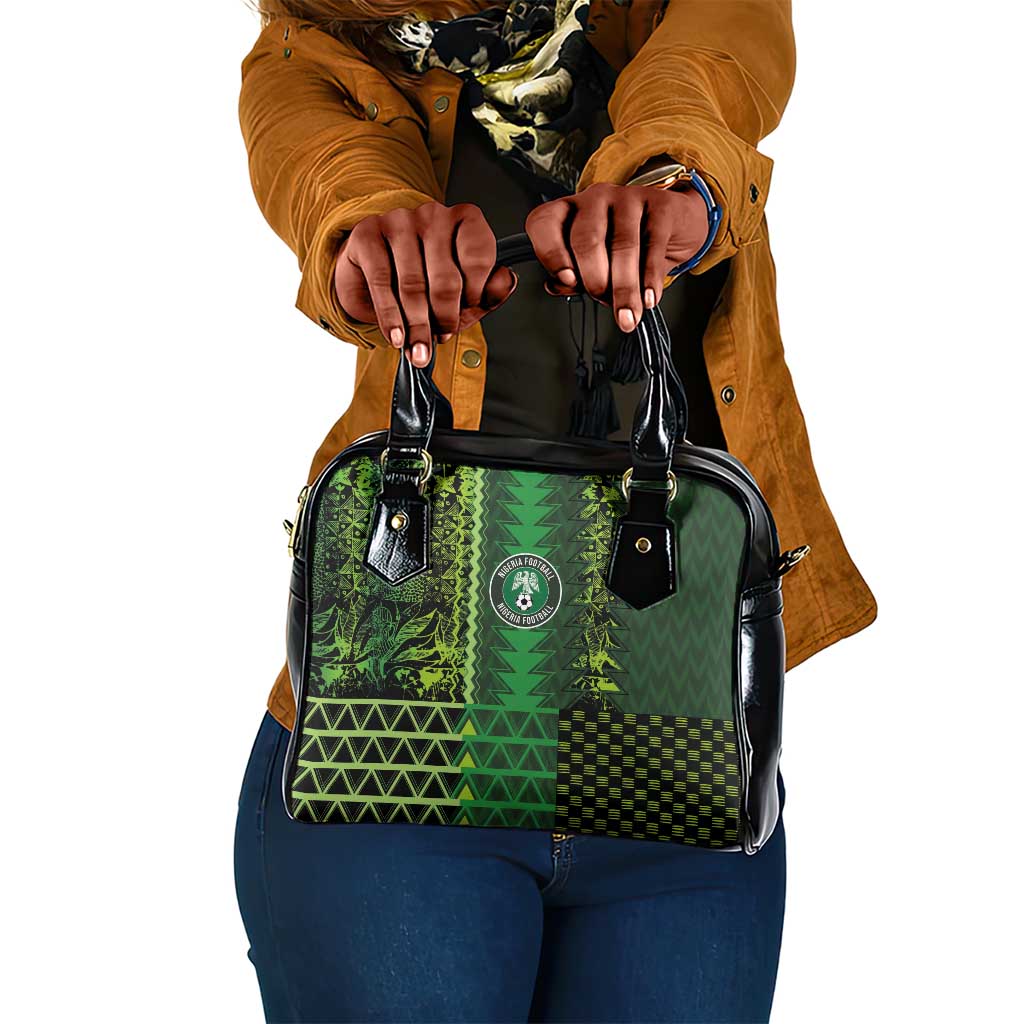 Nigeria Football Shoulder Handbag The Naija-Tribal Sporty Style - African Pride