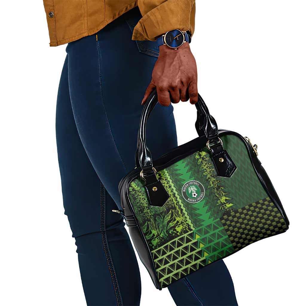 Nigeria Football Shoulder Handbag The Naija-Tribal Sporty Style - African Pride