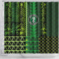 Nigeria Football Shower Curtain The Naija-Tribal Sporty Style - African Pride