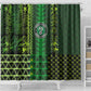Nigeria Football Shower Curtain The Naija-Tribal Sporty Style - African Pride