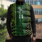 Custom Nigeria Football Sleeveless Puffer Jacket The Naija-Tribal Sporty Style - African Pride