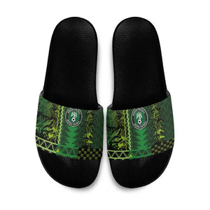 Nigeria Football Slide Sandals The Naija-Tribal Sporty Style - African Pride