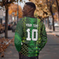Custom Nigeria Football Sweatshirt The Naija-Tribal Sporty Style - African Pride