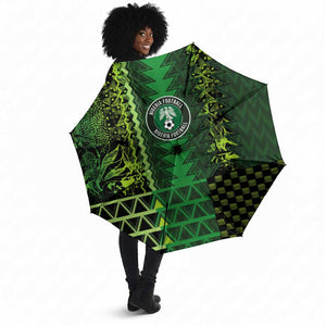 Nigeria Football Umbrella The Naija-Tribal Sporty Style - African Pride