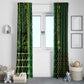 Nigeria Football Window Curtain The Naija-Tribal Sporty Style - African Pride