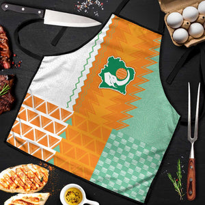 Ivory Coast Football Apron Côte d'Ivoire-Tribal Sporty Style - African Pride