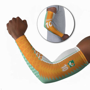 Custom Ivory Coast Football Arm Sleeves Côte d'Ivoire-Tribal Sporty Style - African Pride