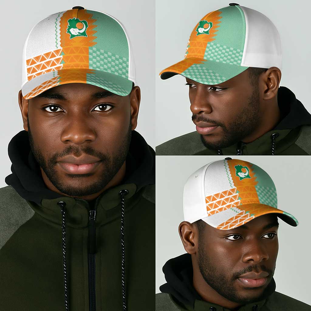 Ivory Coast Football Classic Cap Côte d'Ivoire-Tribal Sporty Style