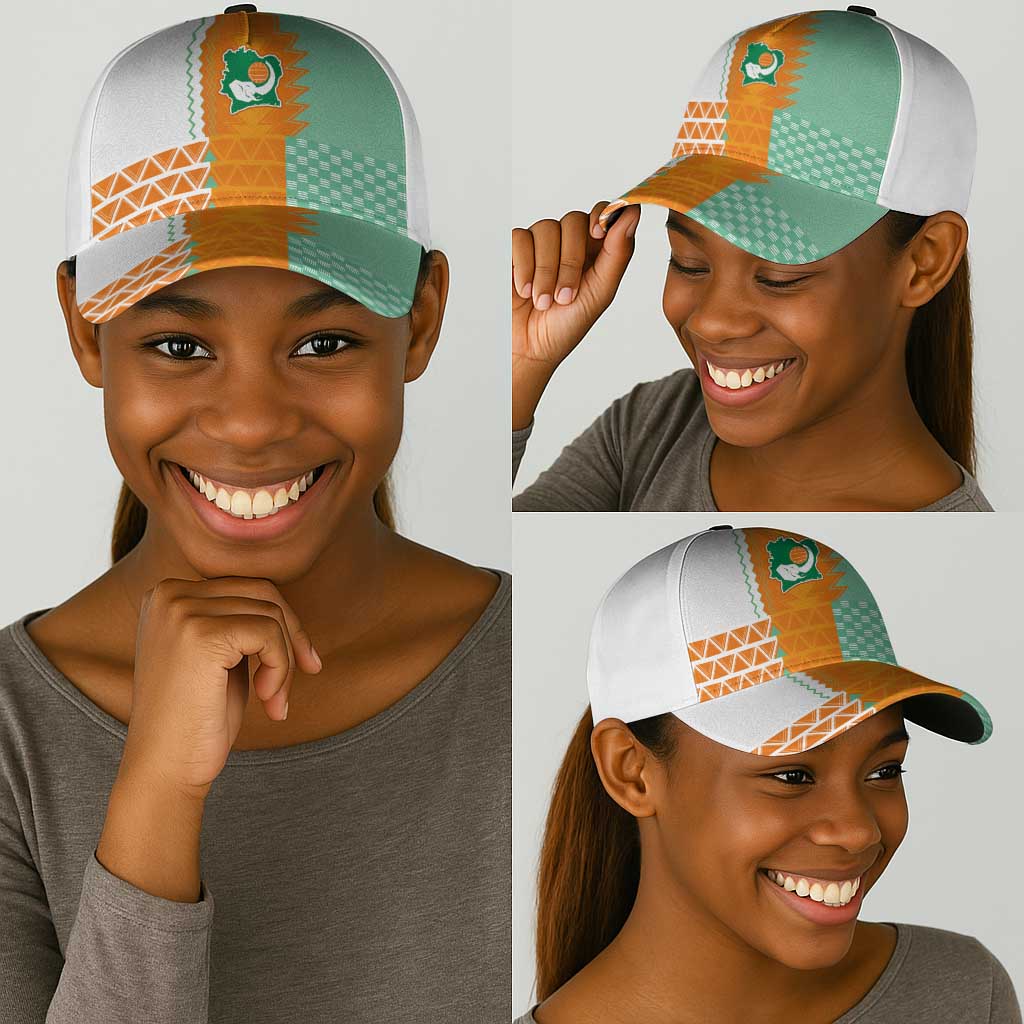 Ivory Coast Football Classic Cap Côte d'Ivoire-Tribal Sporty Style