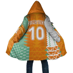 Custom Ivory Coast Football Cloak Côte d'Ivoire-Tribal Sporty Style - African Pride