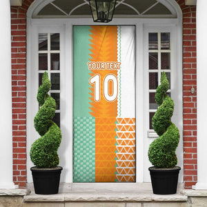 Custom Ivory Coast Football Door Cover Côte d'Ivoire-Tribal Sporty Style - African Pride