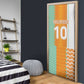 Custom Ivory Coast Football Door Cover Côte d'Ivoire-Tribal Sporty Style - African Pride