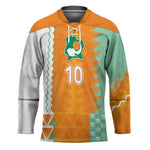 Custom Ivory Coast Football Hockey Jersey Côte d'Ivoire-Tribal Sporty Style - African Pride