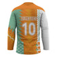 Custom Ivory Coast Football Hockey Jersey Côte d'Ivoire-Tribal Sporty Style - African Pride
