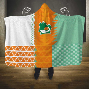 Ivory Coast Football Hooded Blanket Côte d'Ivoire-Tribal Sporty Style - African Pride