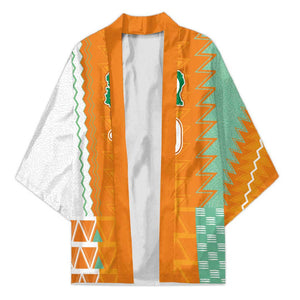 Custom Ivory Coast Football Kimono Côte d'Ivoire-Tribal Sporty Style - African Pride