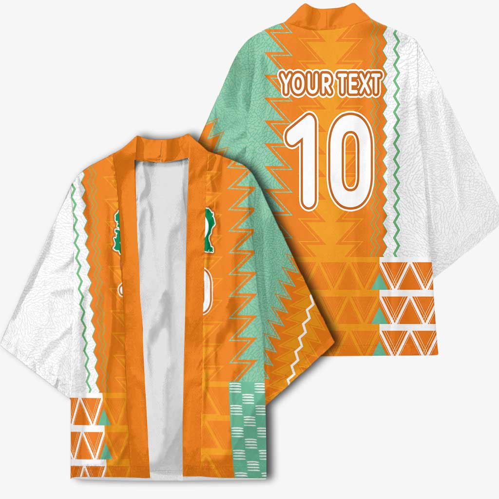 Custom Ivory Coast Football Kimono Côte d'Ivoire-Tribal Sporty Style - African Pride