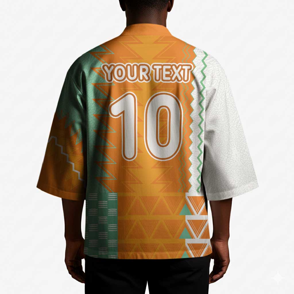 Custom Ivory Coast Football Kimono Côte d'Ivoire-Tribal Sporty Style - African Pride