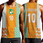 Custom Ivory Coast Football Men Tank Top Côte d'Ivoire-Tribal Sporty Style - African Pride