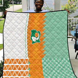 Ivory Coast Football Quilt Côte d'Ivoire-Tribal Sporty Style - African Pride