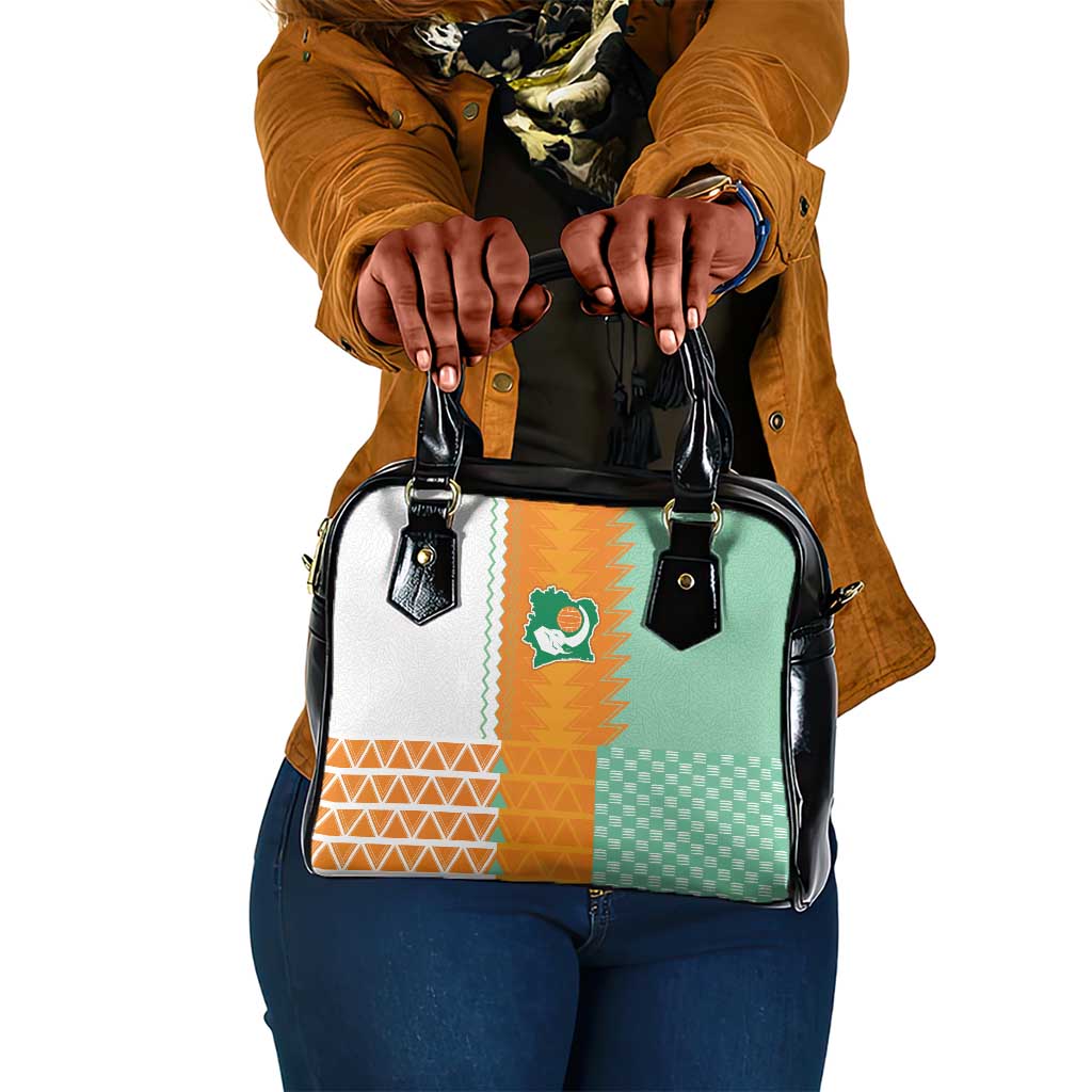 Ivory Coast Football Shoulder Handbag Côte d'Ivoire-Tribal Sporty Style - African Pride