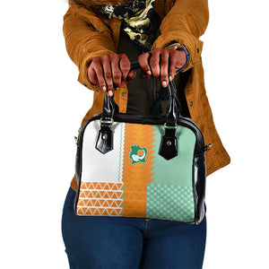 Ivory Coast Football Shoulder Handbag Côte d'Ivoire-Tribal Sporty Style - African Pride