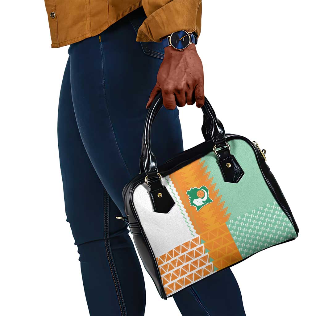 Ivory Coast Football Shoulder Handbag Côte d'Ivoire-Tribal Sporty Style - African Pride