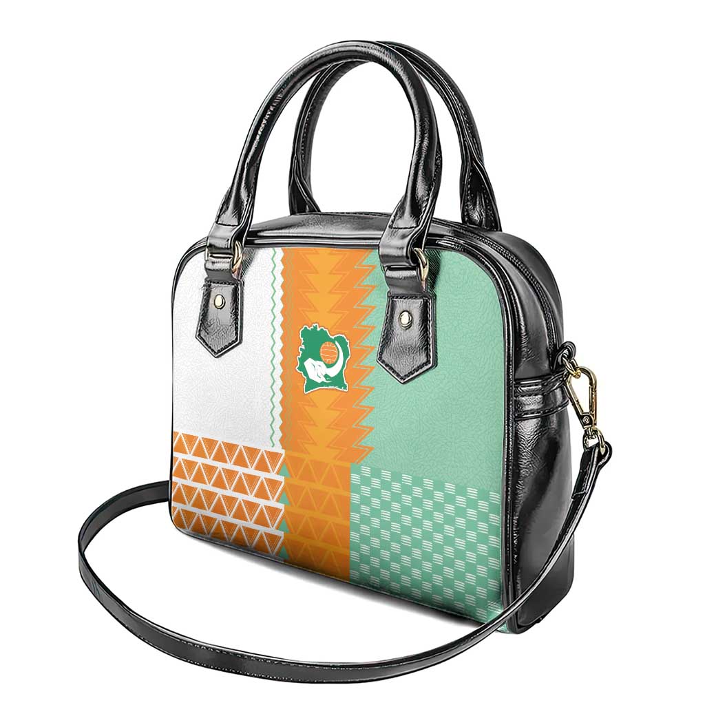Ivory Coast Football Shoulder Handbag Côte d'Ivoire-Tribal Sporty Style - African Pride