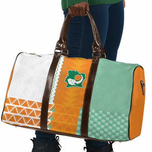 Ivory Coast Football Travel Bag Côte d'Ivoire-Tribal Sporty Style - African Pride