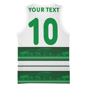 Custom Zimbabwe Rugby Basketball Jersey African Heritage Edition LT03