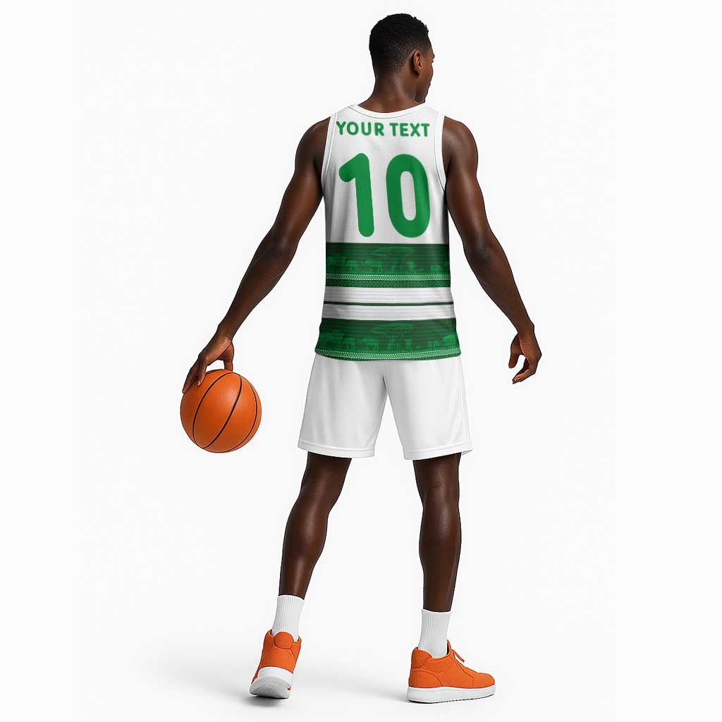 Custom Zimbabwe Rugby Basketball Jersey African Heritage Edition LT03