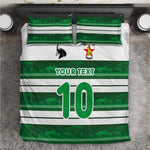 Custom Zimbabwe Rugby Bedding Set African Heritage Edition - African Pride