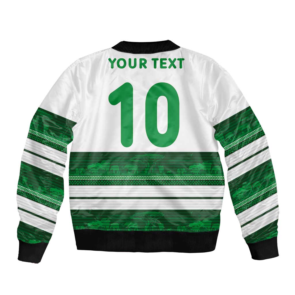 Custom Zimbabwe Rugby Bomber Jacket African Heritage Edition - African Pride