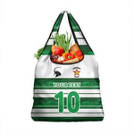 Custom Zimbabwe Rugby Grocery Bag African Heritage Edition - African Pride