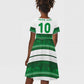 Custom Zimbabwe Rugby Kid Short Sleeve Dress African Heritage Edition - African Pride