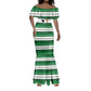 Custom Zimbabwe Rugby Mermaid Dress African Heritage Edition - African Pride