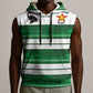 Custom Zimbabwe Rugby Sleeveless Hoodie African Heritage Edition - African Pride