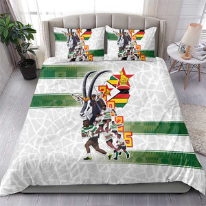 Zimbabwe Rugby The Champions 2025 Bedding Set Sables-Warriors of Africa - African Pride