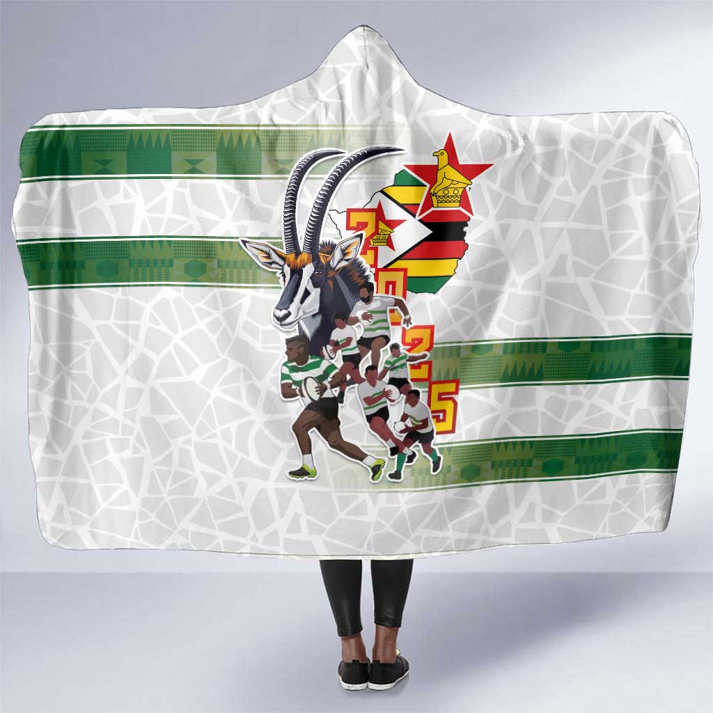 Zimbabwe Rugby The Champions 2025 Hooded Blanket Sables-Warriors of Africa - African Pride