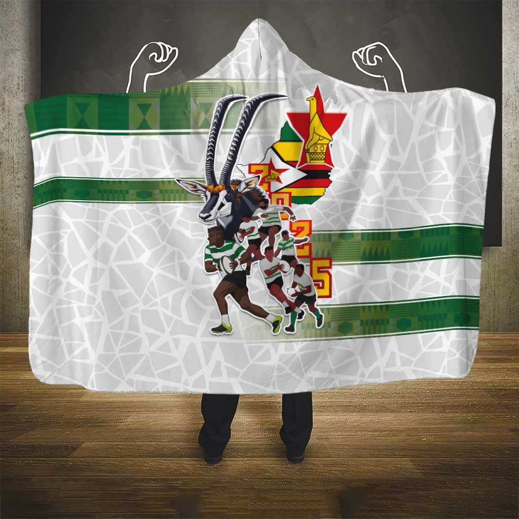 Zimbabwe Rugby The Champions 2025 Hooded Blanket Sables-Warriors of Africa - African Pride